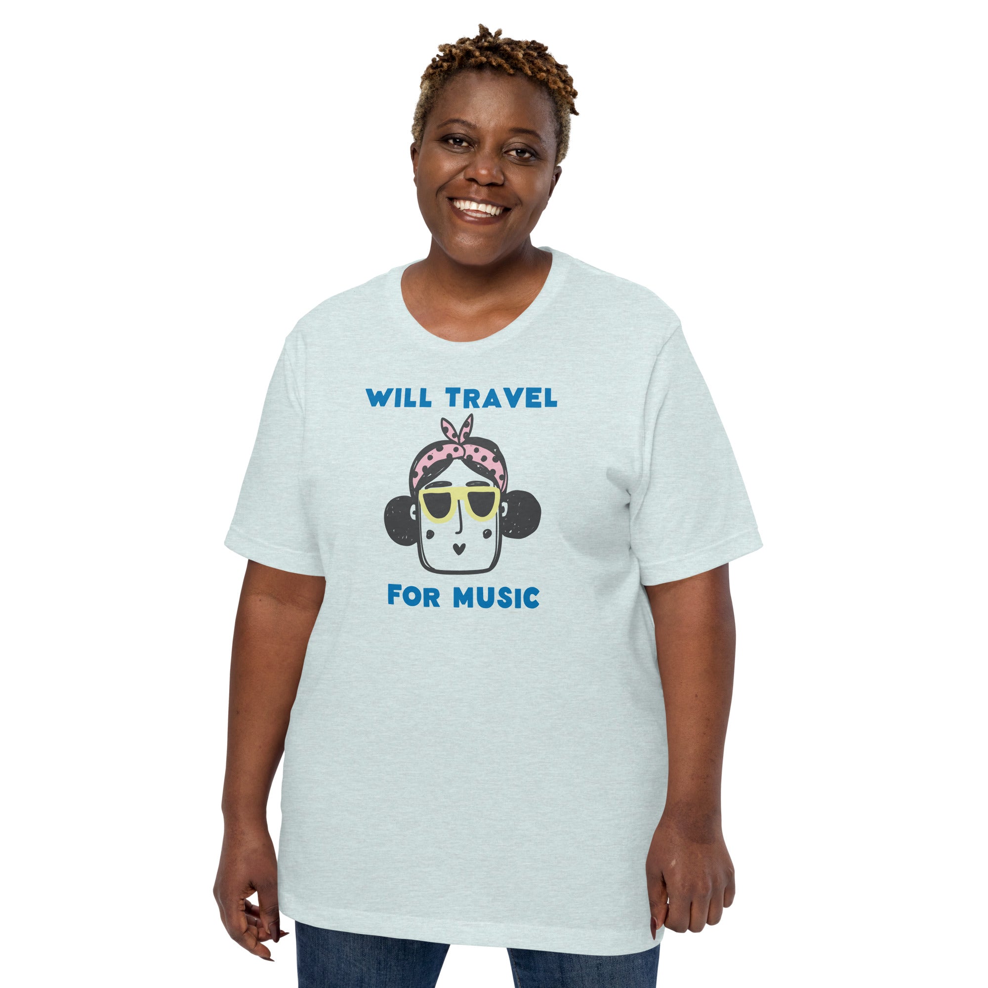 låg Mary I første omgang Will Travel For Music - T-Shirt – Made of Songs